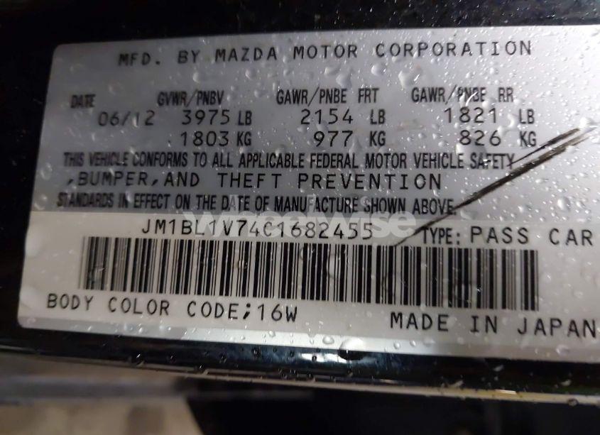 Photo 9 of 2012 Mazda Mazda3 I TOURING (VIN JM1BL1V74C1682455)