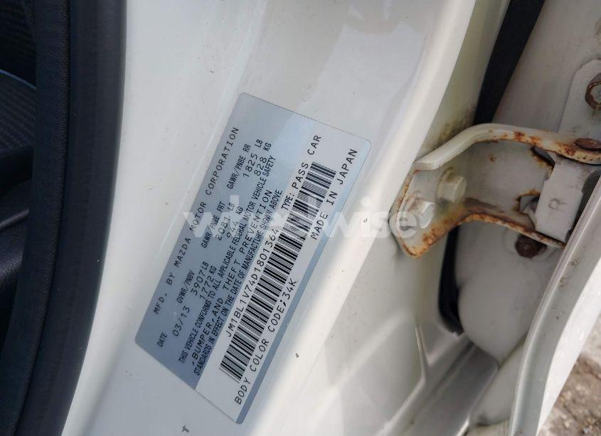 Photo 9 of 2013 Mazda Mazda3 (VIN JM1BL1V74D1801364)