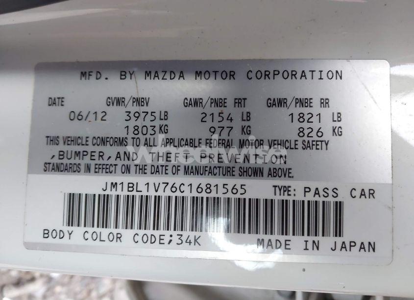 Photo 9 of 2012 Mazda Mazda3 I TOURING (VIN JM1BL1V76C1681565)