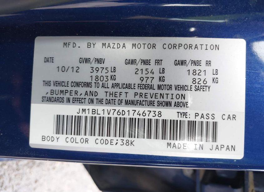 Photo 9 of 2013 Mazda Mazda3 I TOURING (VIN JM1BL1V76D1746738)