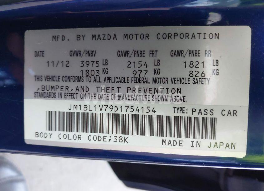 Photo 9 of 2013 Mazda Mazda3 I TOURING (VIN JM1BL1V79D1754154)