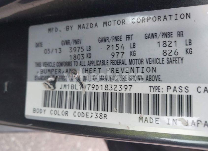 Photo 9 of 2013 Mazda Mazda3 I TOURING (VIN JM1BL1V79D1832397)
