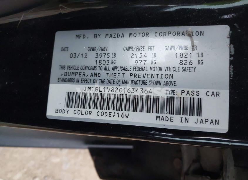 Photo 9 of 2012 Mazda Mazda3 I TOURING (VIN JM1BL1V82C1634364)