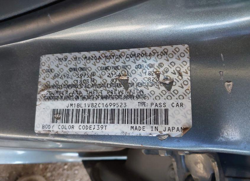 Photo 9 of 2012 Mazda Mazda3 I TOURING (VIN JM1BL1V82C1699523)