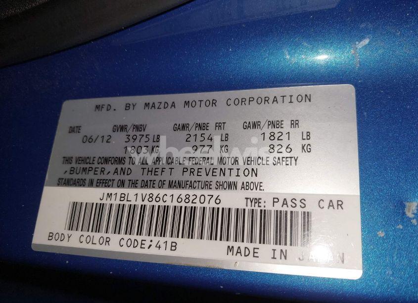 Photo 9 of 2012 Mazda Mazda3 I TOURING (VIN JM1BL1V86C1682076)