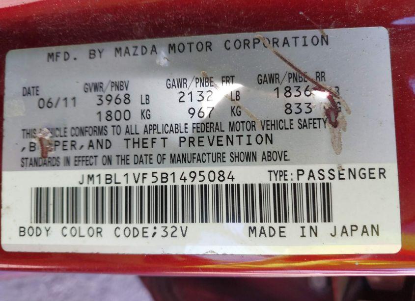 Photo 9 of 2011 Mazda Mazda3 I TOURING (VIN JM1BL1VF5B1495084)