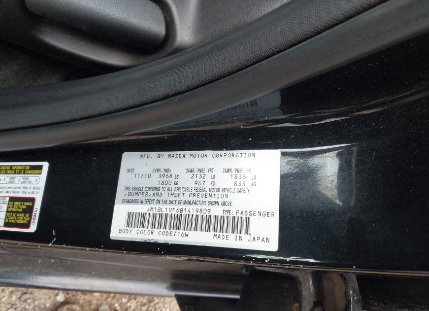 Photo 9 of 2011 Mazda Mazda3 I TOURING (VIN JM1BL1VF6B1419809)