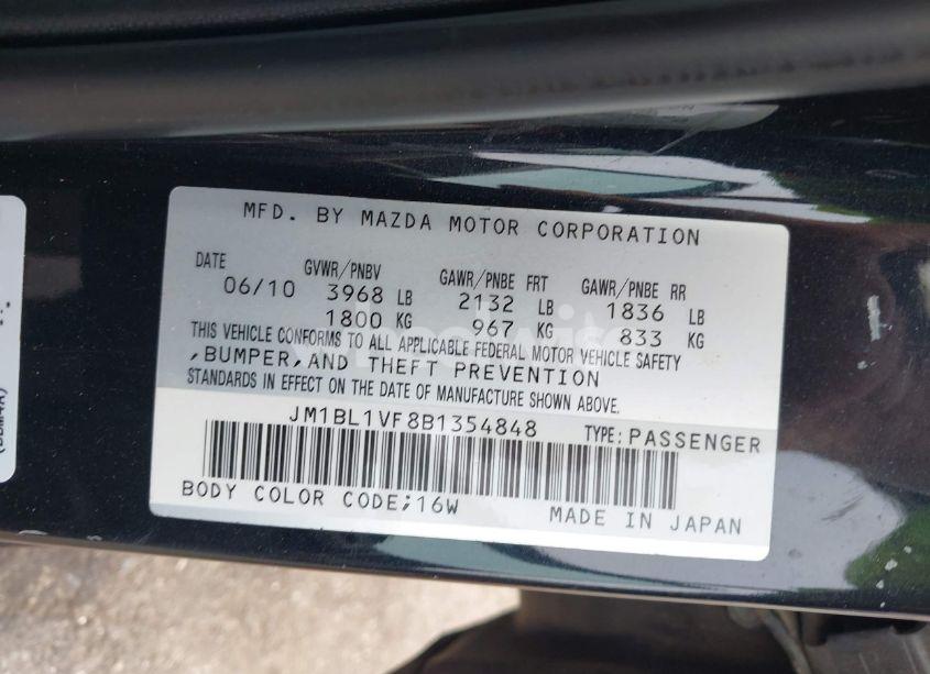 Photo 9 of 2011 Mazda Mazda3 I TOURING (VIN JM1BL1VF8B1354848)