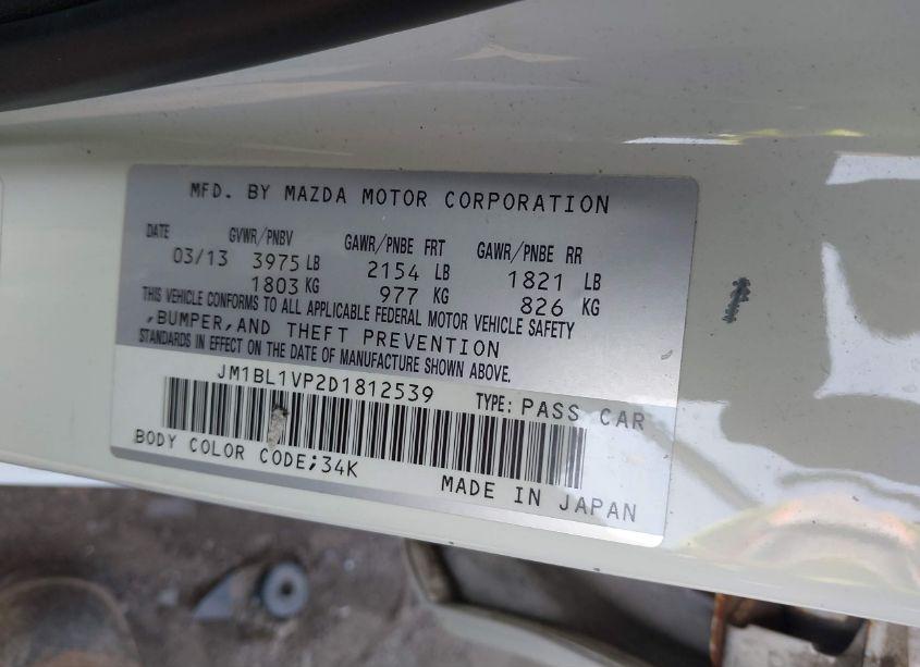 Photo 9 of 2013 Mazda Mazda3 I TOURING (VIN JM1BL1VP2D1812539)