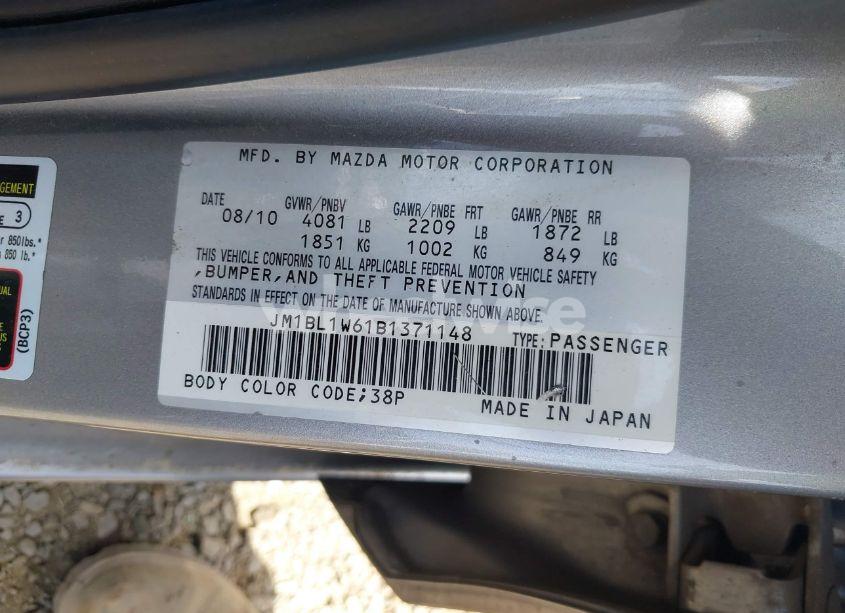 Photo 9 of 2011 Mazda Mazda3 S GRAND TOURING (VIN JM1BL1W61B1371148)