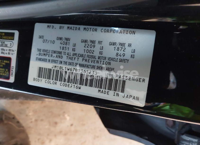 Photo 9 of 2011 Mazda Mazda3 S GRAND TOURING (VIN JM1BL1W67B1363233)