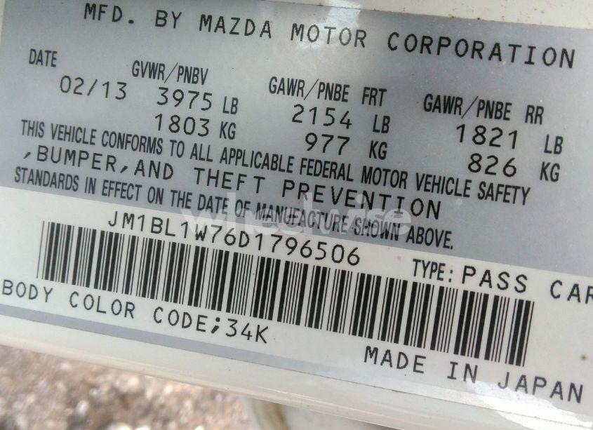 Photo 9 of 2013 Mazda Mazda3 I GRAND TOURING (VIN JM1BL1W76D1796506)