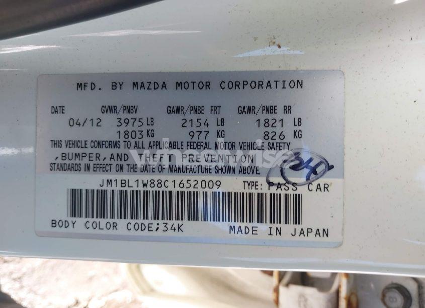 Photo 9 of 2012 Mazda Mazda3 I GRAND TOURING (VIN JM1BL1W88C1652009)