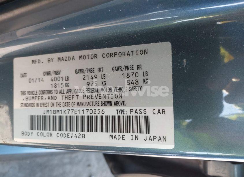 Photo 9 of 2014 Mazda Mazda3 I SPORT (VIN JM1BM1K77E1170256)
