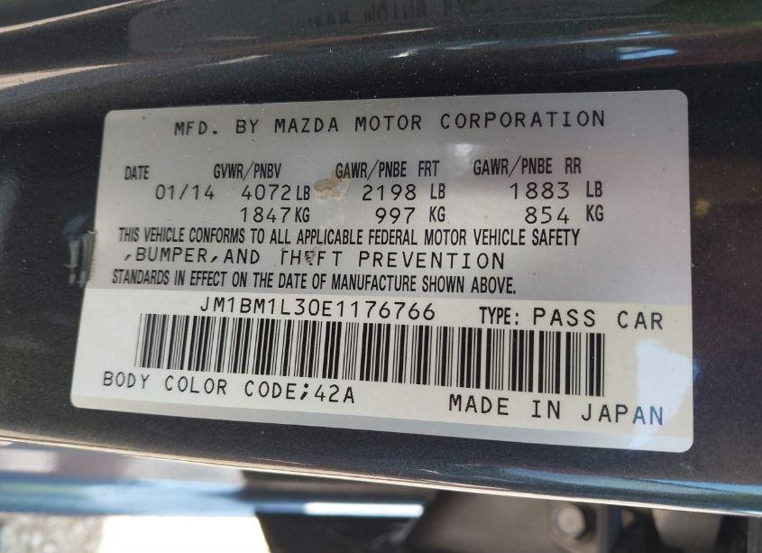 Photo 9 of 2014 Mazda Mazda3 S TOURING (VIN JM1BM1L30E1176766)