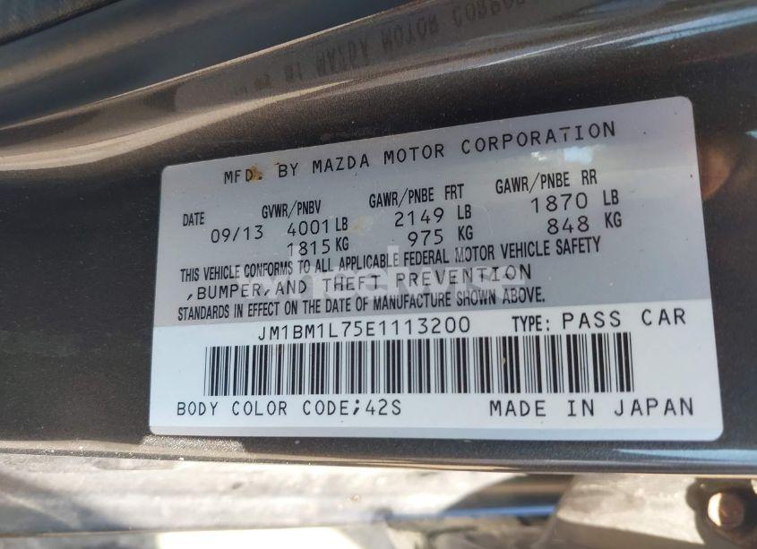 Photo 9 of 2014 Mazda Mazda3 I TOURING (VIN JM1BM1L75E1113200)