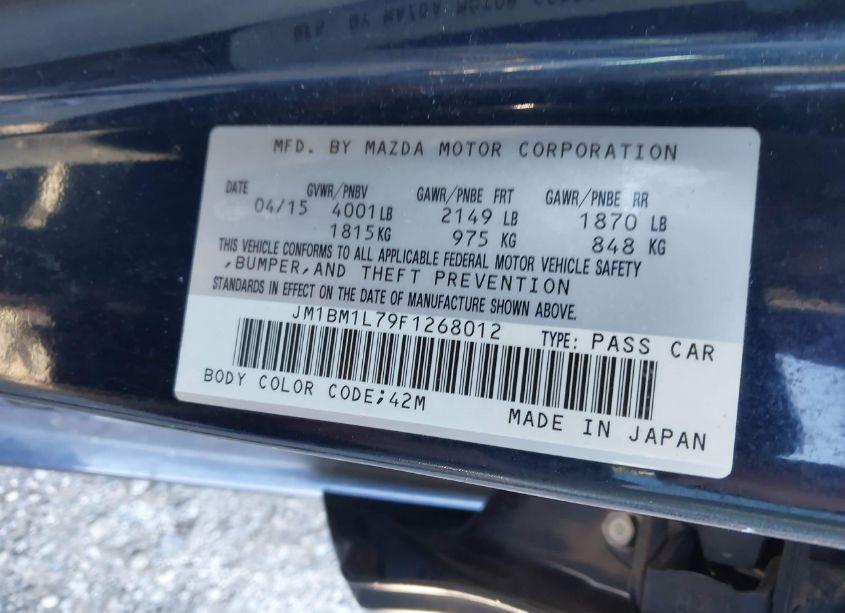 Photo 9 of 2015 Mazda Mazda3 I TOURING (VIN JM1BM1L79F1268012)