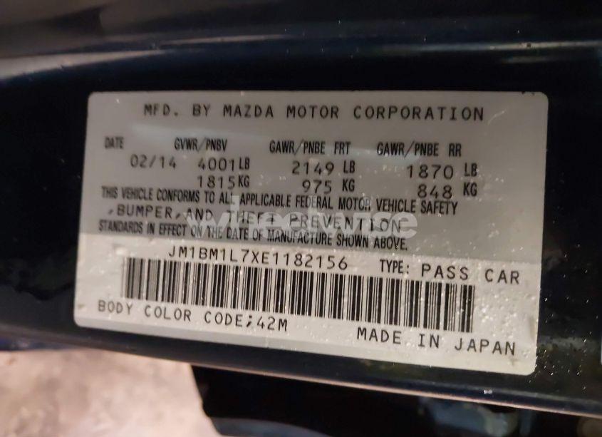 Photo 9 of 2014 Mazda Mazda3 I TOURING (VIN JM1BM1L7XE1182156)