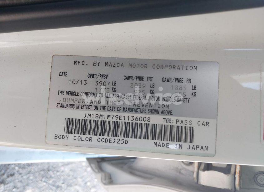 Photo 9 of 2014 Mazda Mazda3 I GRAND TOURING (VIN JM1BM1M79E1136008)