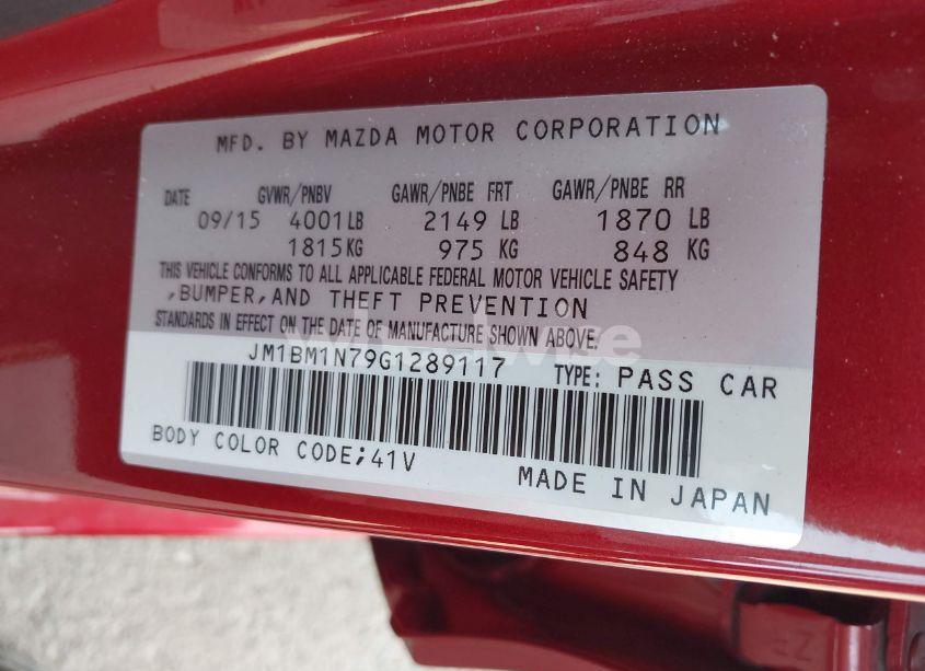 Photo 9 of 2016 Mazda Mazda3 I GRAND TOURING (VIN JM1BM1N79G1289117)