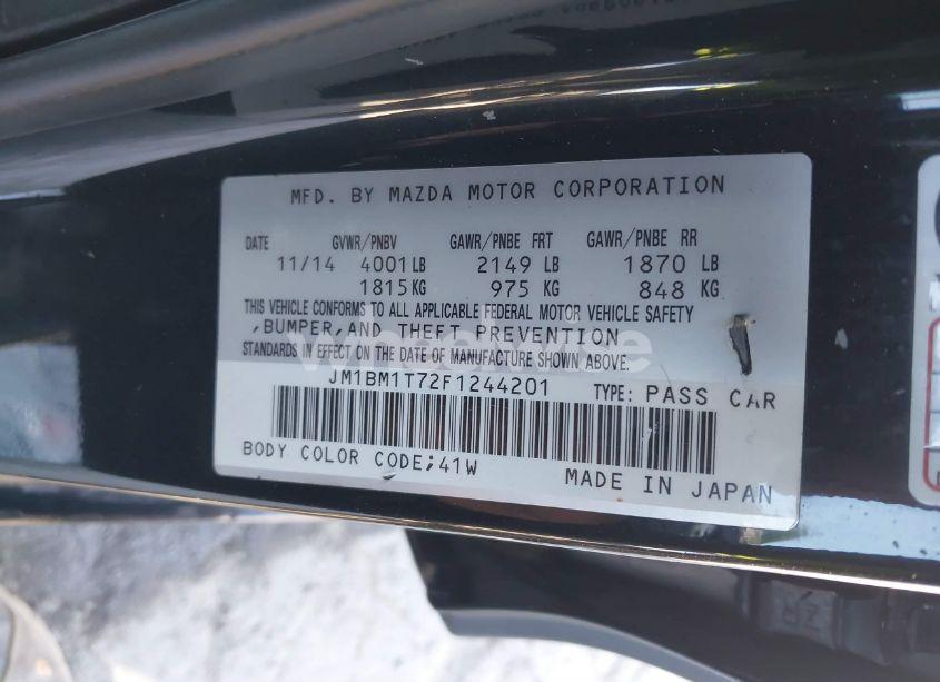 Photo 9 of 2015 Mazda Mazda3 I SV (VIN JM1BM1T72F1244201)