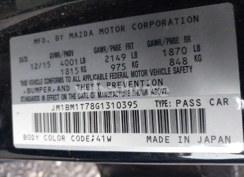 Photo 9 of 2016 Mazda Mazda3 I SPORT (VIN JM1BM1T78G1310395)