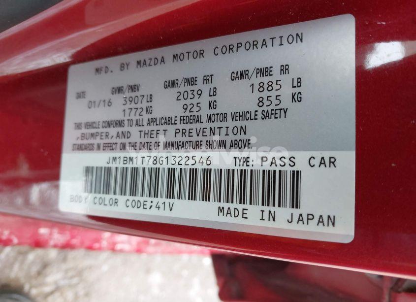Photo 9 of 2016 Mazda Mazda3 I SPORT (VIN JM1BM1T78G1322546)