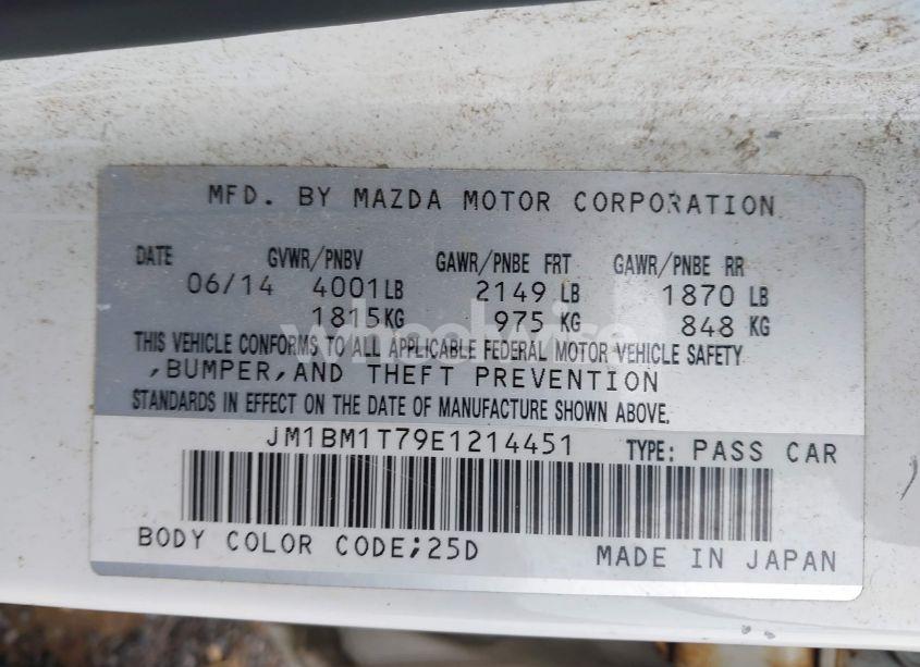 Photo 9 of 2014 Mazda Mazda3 I SV (VIN JM1BM1T79E1214451)