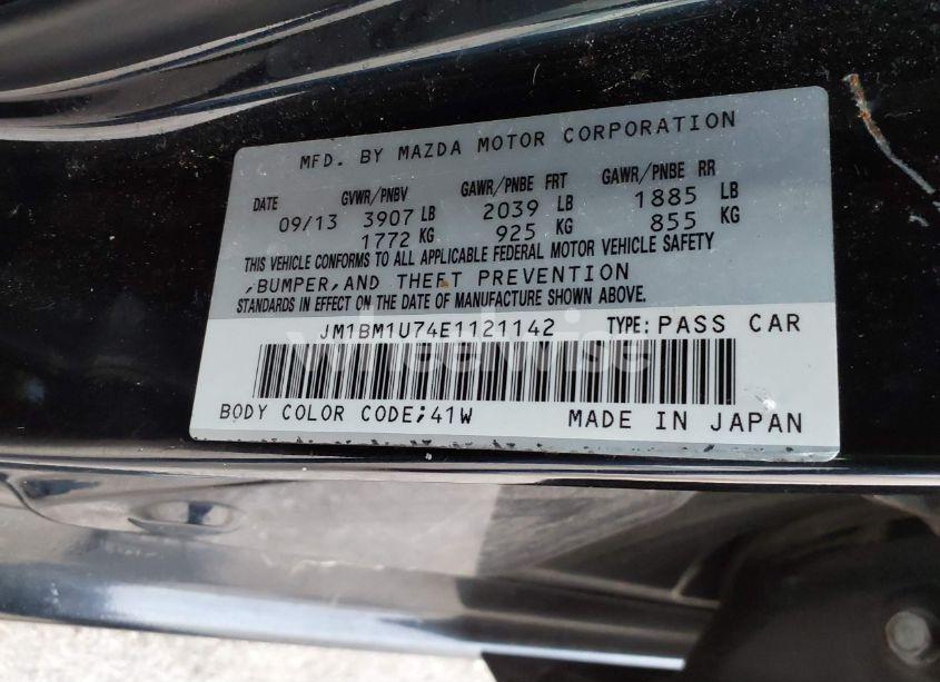 Photo 9 of 2014 Mazda Mazda3 I SPORT (VIN JM1BM1U74E1121142)