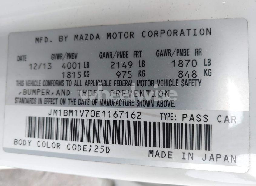 Photo 9 of 2014 Mazda Mazda3 I TOURING (VIN JM1BM1V70E1167162)