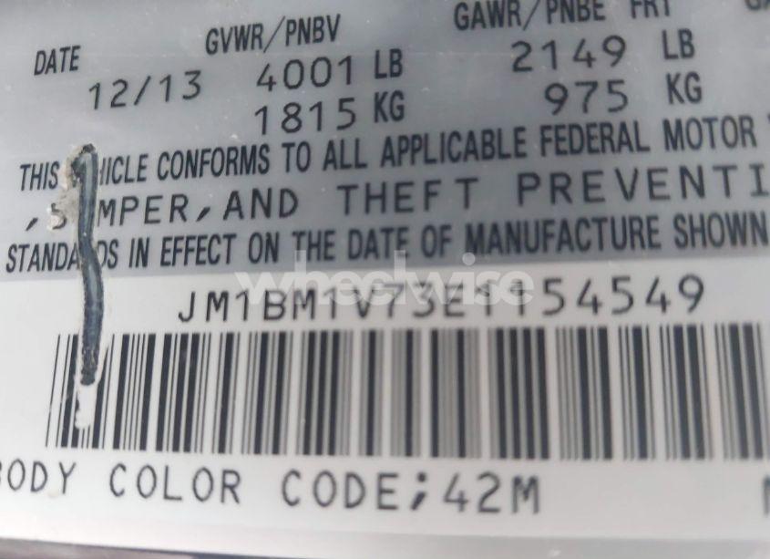 Photo 9 of 2014 Mazda Mazda3 I TOURING (VIN JM1BM1V73E1154549)