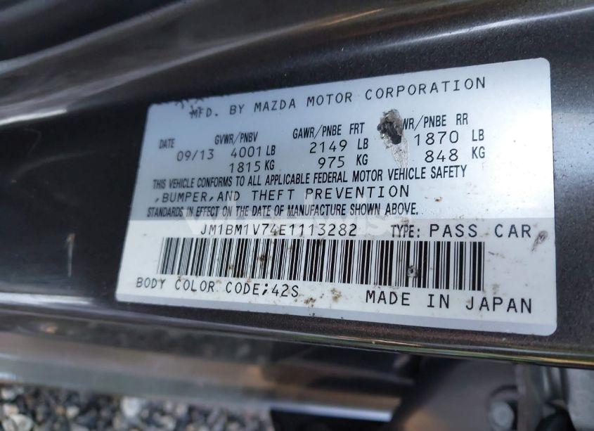 Photo 9 of 2014 Mazda Mazda3 I TOURING (VIN JM1BM1V74E1113282)