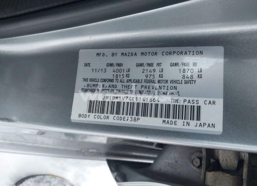 Photo 9 of 2014 Mazda Mazda3 I TOURING (VIN JM1BM1V74E1141664)