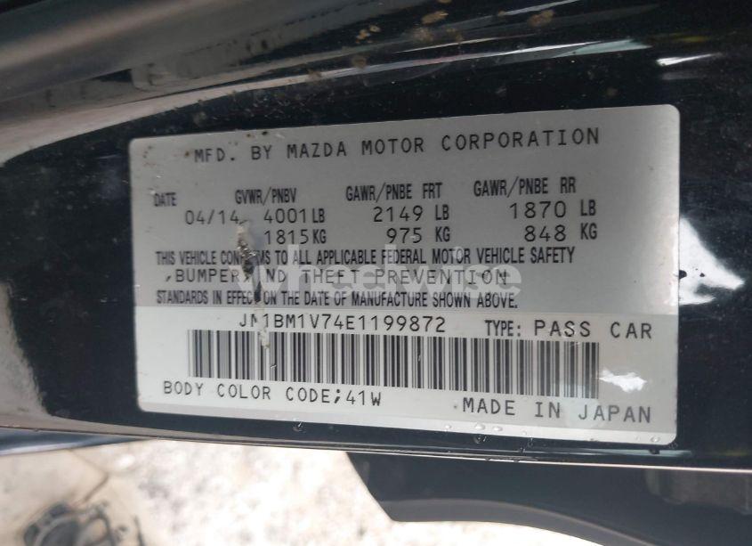 Photo 9 of 2014 Mazda Mazda3 I TOURING (VIN JM1BM1V74E1199872)