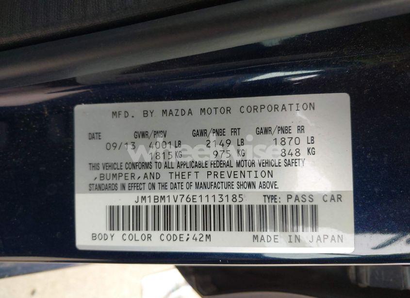 Photo 9 of 2014 Mazda Mazda3 I TOURING (VIN JM1BM1V76E1113185)