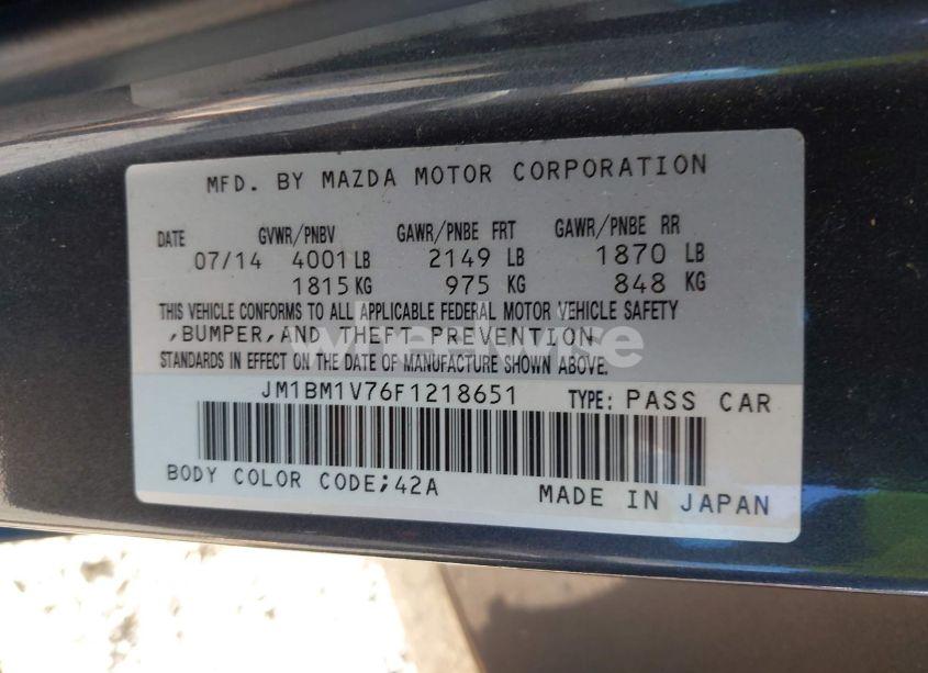 Photo 9 of 2015 Mazda Mazda3 I TOURING (VIN JM1BM1V76F1218651)