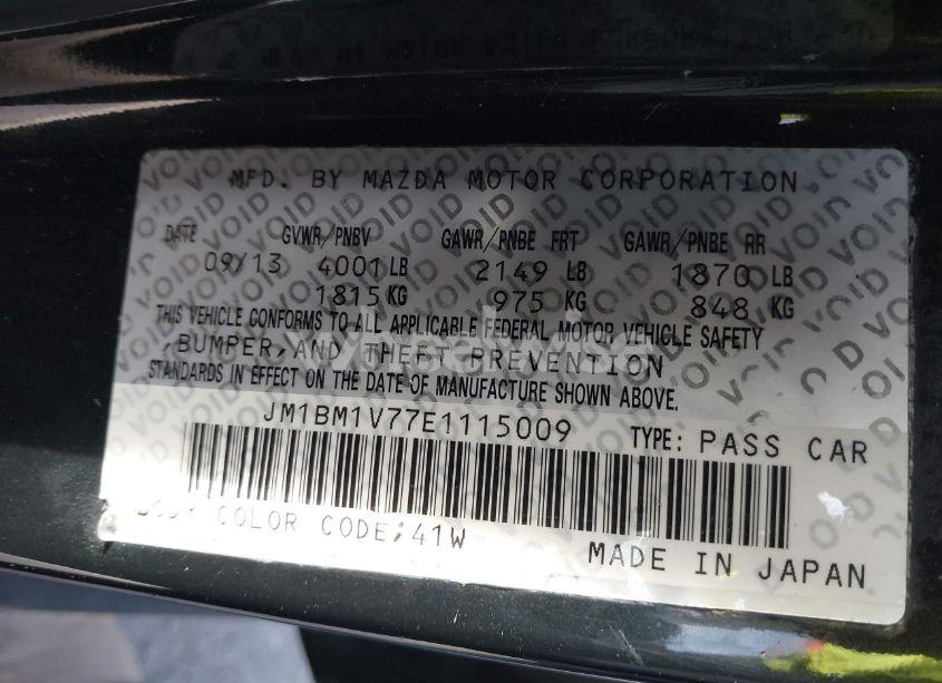 Photo 9 of 2014 Mazda Mazda3 I TOURING (VIN JM1BM1V77E1115009)