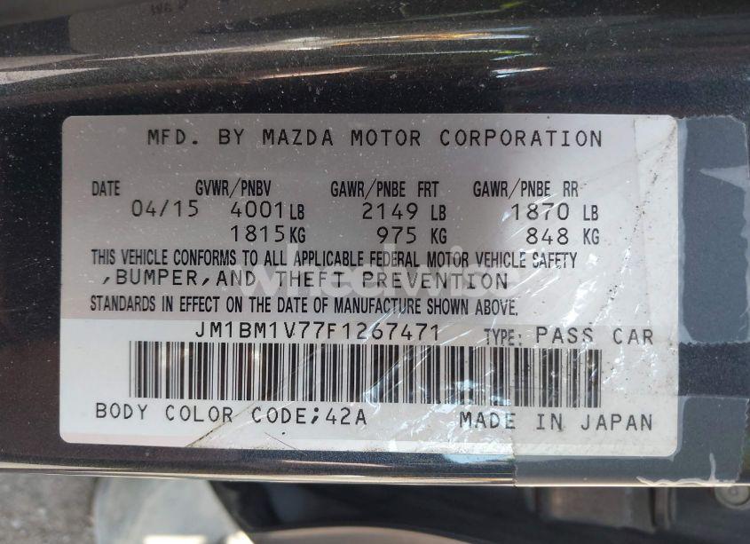 Photo 9 of 2015 Mazda Mazda3 I TOURING (VIN JM1BM1V77F1267471)
