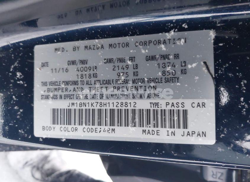 Photo 9 of 2017 Mazda Mazda3 SPORT (VIN JM1BN1K78H1128812)