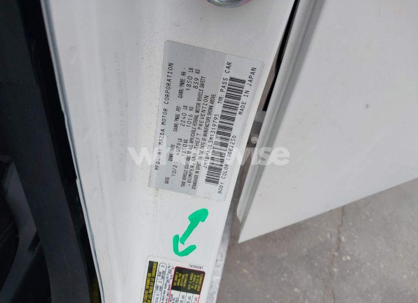 Photo 9 of 2021 Mazda Mazda3 PREFERRED (VIN JM1BPACL3M1319795)