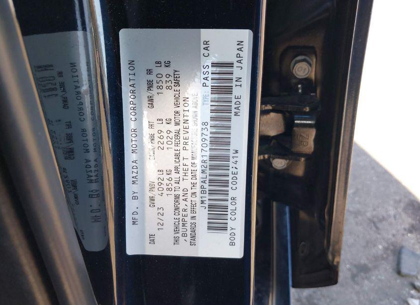 Photo 9 of 2024 Mazda Mazda3 2.5 S PREFERRED (VIN JM1BPALM2R1709738)