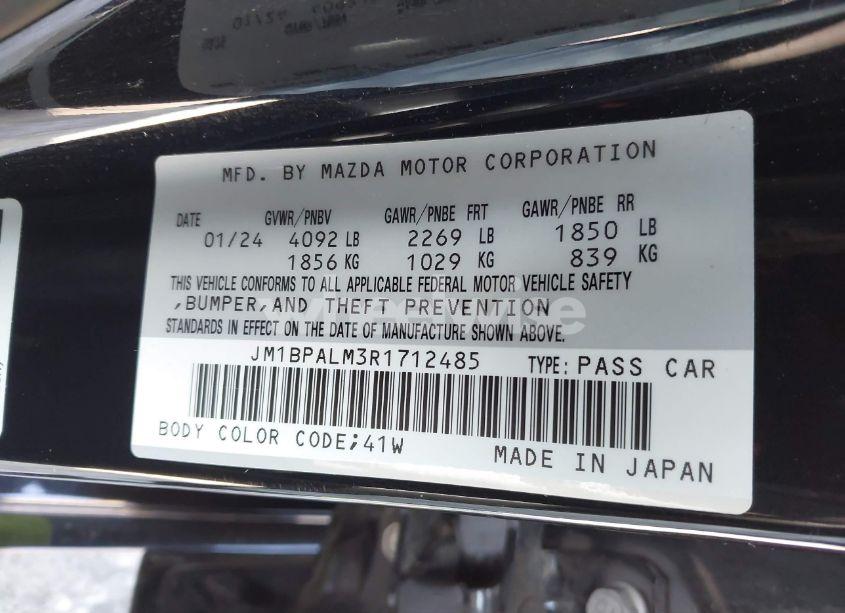 Photo 9 of 2024 Mazda Mazda3 2.5 S PREFERRED (VIN JM1BPALM3R1712485)