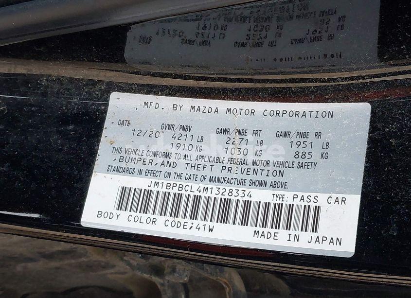 Photo 9 of 2021 Mazda Mazda3 PREFERRED (VIN JM1BPBCL4M1328334)
