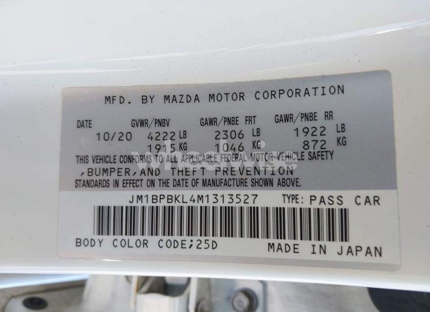 Photo 9 of 2021 Mazda Mazda3 HATCHBACK SELECT (VIN JM1BPBKL4M1313527)