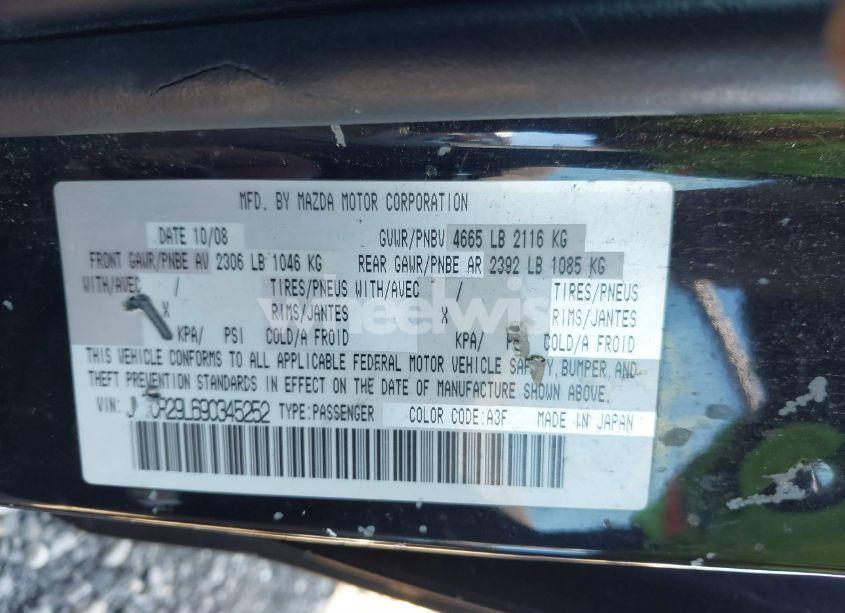 Photo 9 of 2009 Mazda Mazda5 SPORT (VIN JM1CR29L690345252)