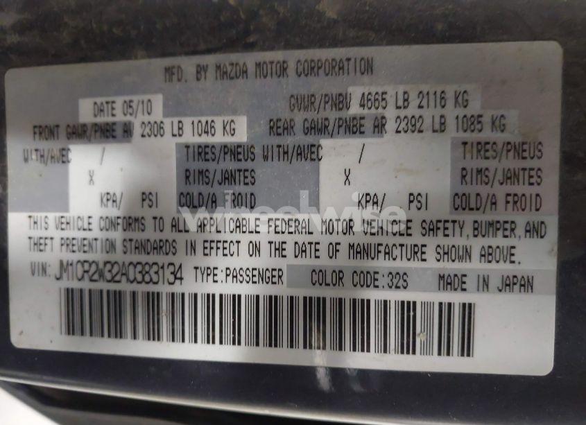 Photo 9 of 2010 Mazda Mazda5 GRAND TOURING (VIN JM1CR2W32A0383134)