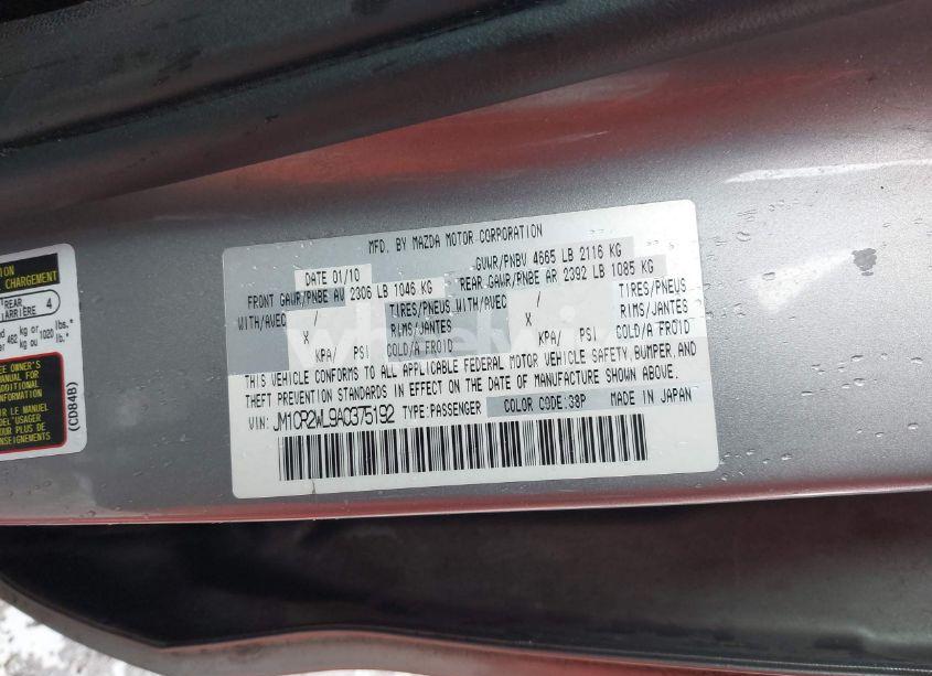 Photo 9 of 2010 Mazda Mazda5 SPORT (VIN JM1CR2WL9A0375192)