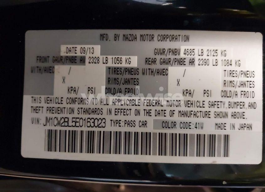 Photo 9 of 2014 Mazda Mazda5 SPORT (VIN JM1CW2BL5E0163023)