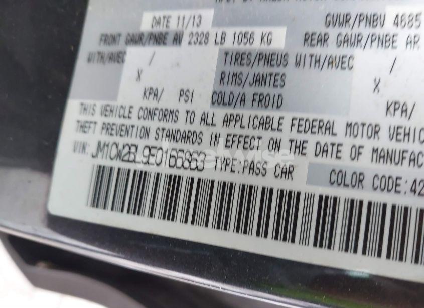 Photo 9 of 2014 Mazda Mazda5 SPORT (VIN JM1CW2BL9E0166863)