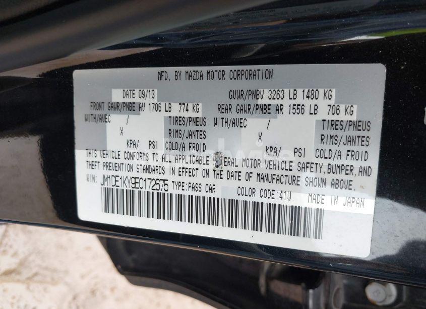 Photo 9 of 2014 Mazda Mazda2 SPORT (VIN JM1DE1KY9E0172675)